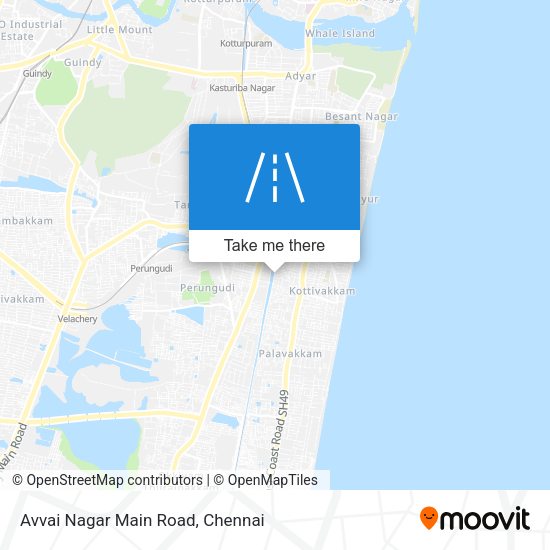 Avvai Nagar Main Road map