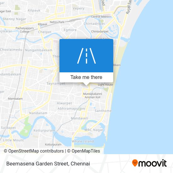 Beemasena Garden Street map