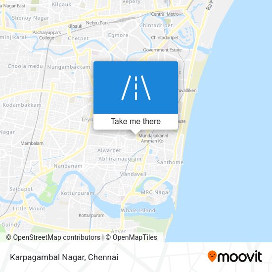 Karpagambal Nagar map