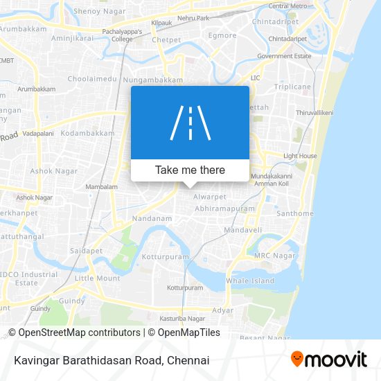Kavingar Barathidasan Road map
