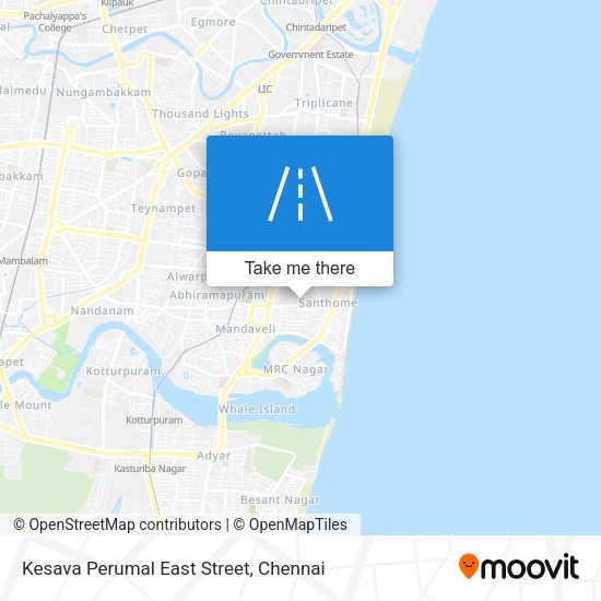 Kesava Perumal East Street map