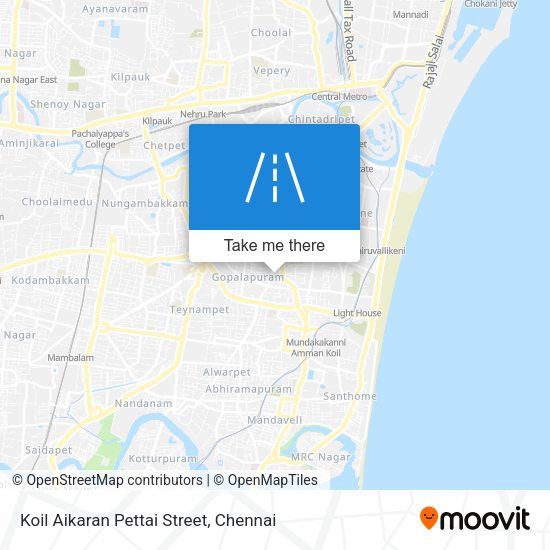 Koil Aikaran Pettai Street map