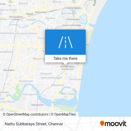 Nattu Subbaraya Street map