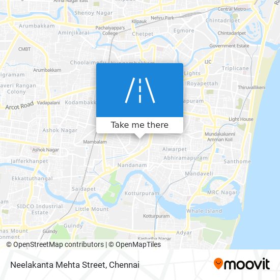 Neelakanta Mehta Street map