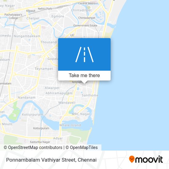 Ponnambalam Vathiyar Street map