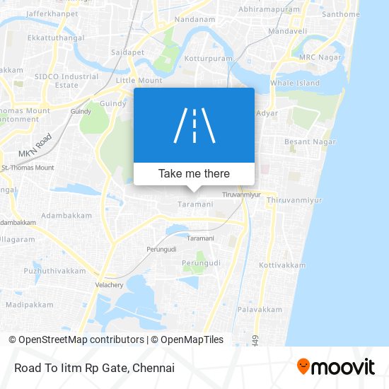 Road To Iitm Rp Gate map