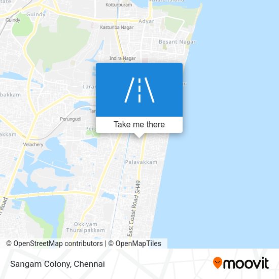 Sangam Colony map