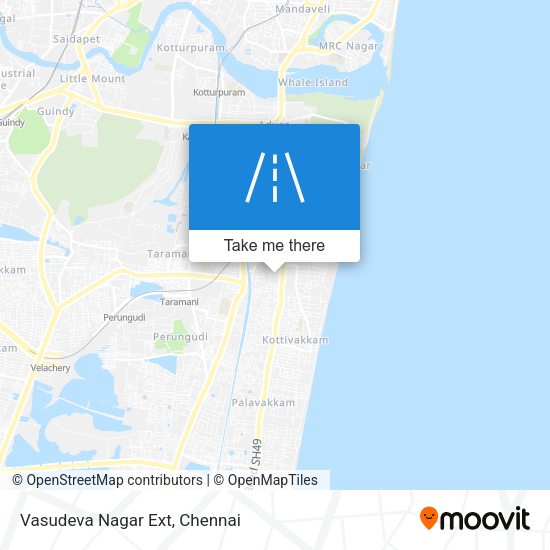 Vasudeva Nagar Ext map