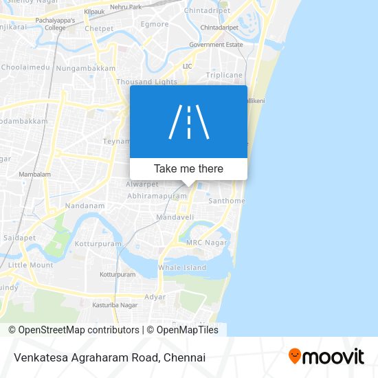 Venkatesa Agraharam Road map