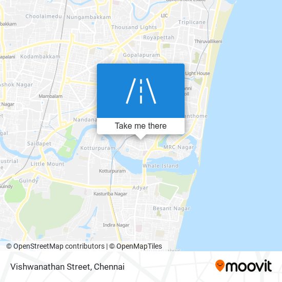 Vishwanathan Street map