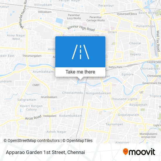 Apparao Garden 1st Street map