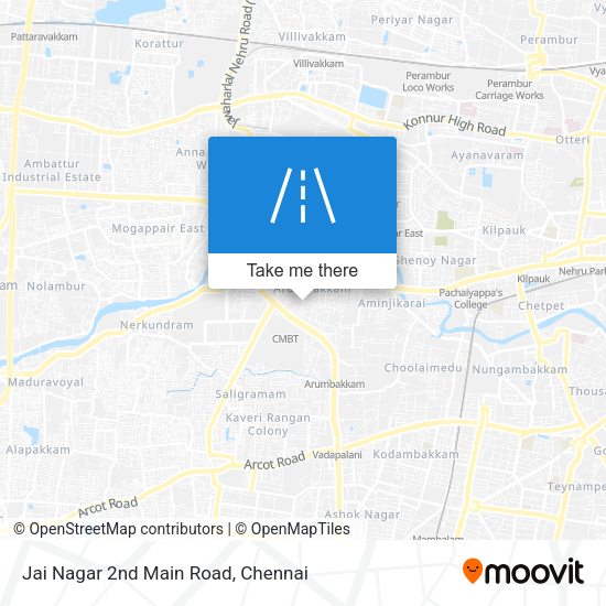 Jai Nagar 2nd Main Road map