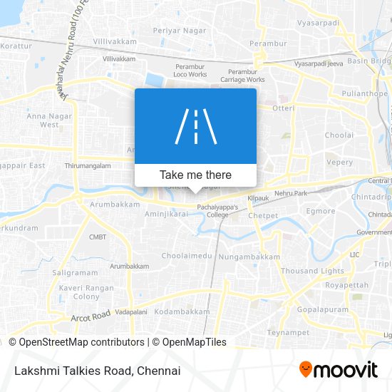 Lakshmi Talkies Road map