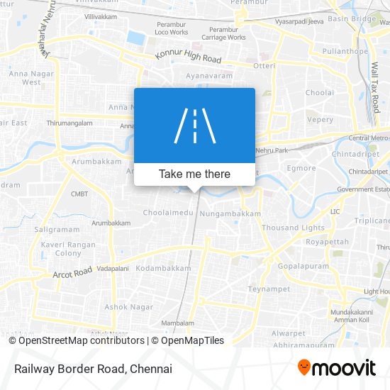 Railway Border Road map