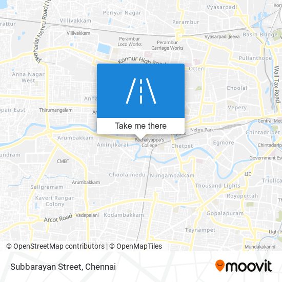 Subbarayan Street map