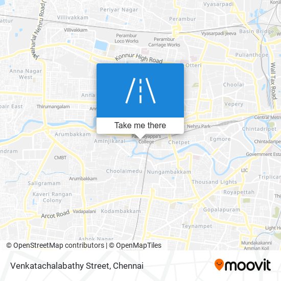 Venkatachalabathy Street map