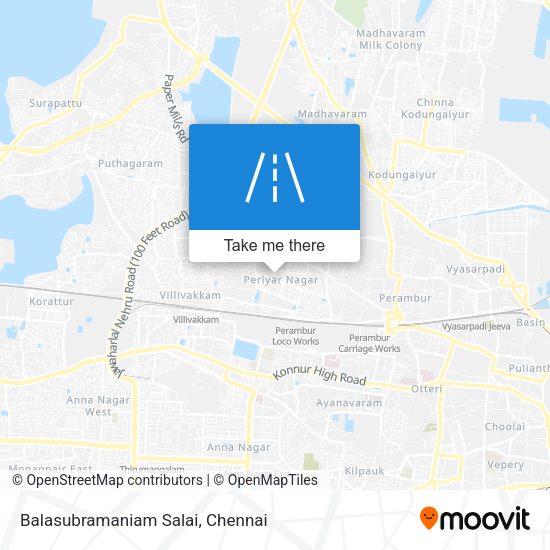Balasubramaniam Salai map