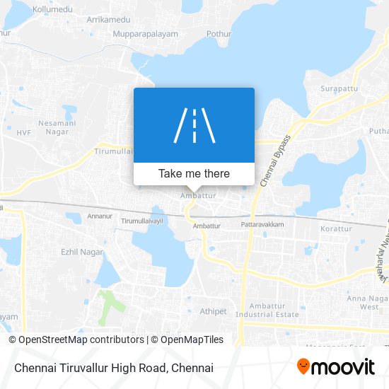 Chennai Tiruvallur High Road map