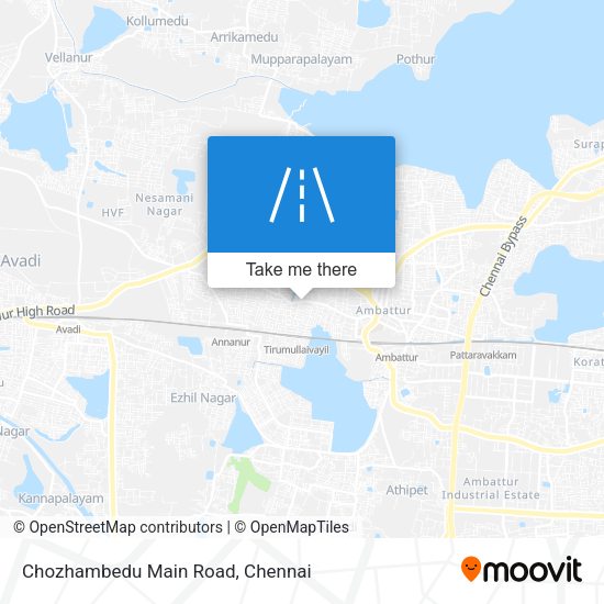 Chozhambedu Main Road map