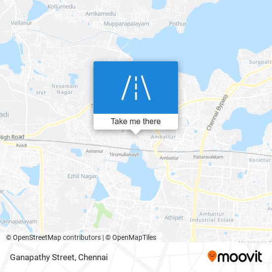 Ganapathy Street map