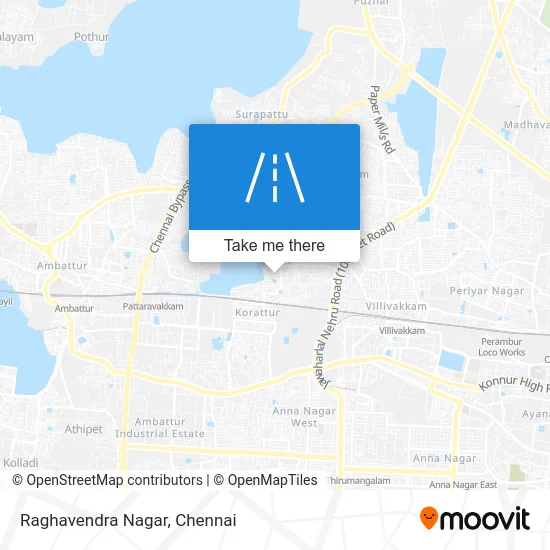 Raghavendra Nagar map