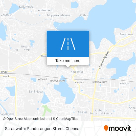 Saraswathi Pandurangan Street map