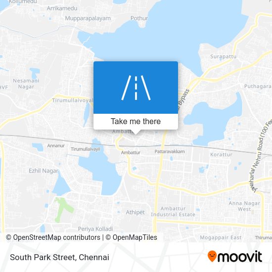 South Park Street map