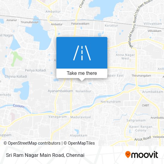 Sri Ram Nagar Main Road map