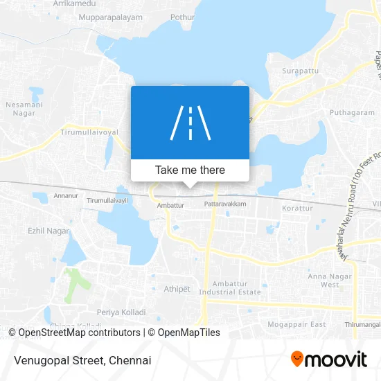 Venugopal Street map