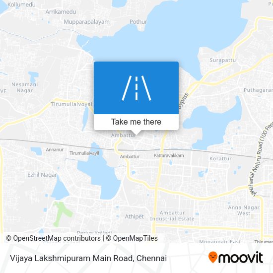 Vijaya Lakshmipuram Main Road map