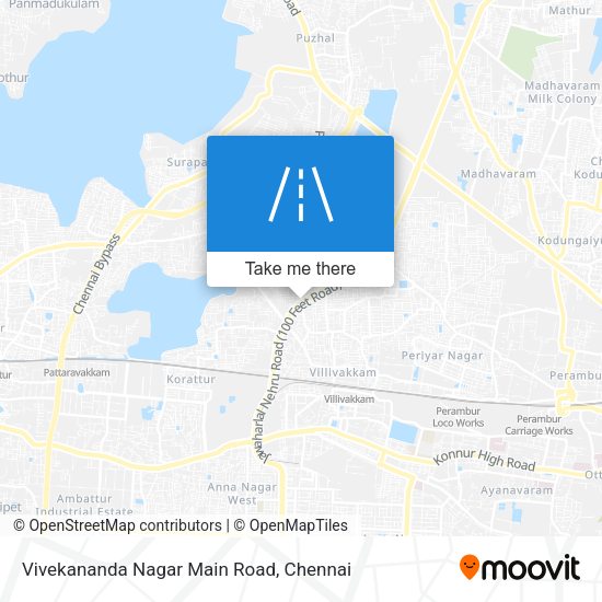 Vivekananda Nagar Main Road map