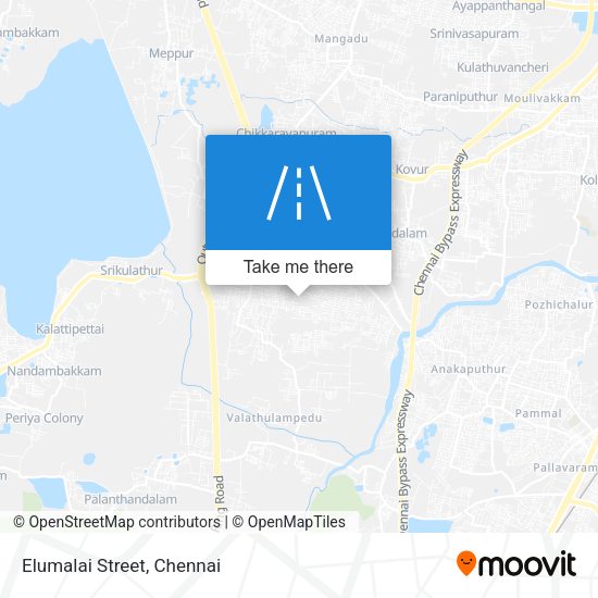 Elumalai Street map