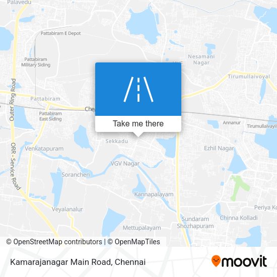Kamarajanagar Main Road map