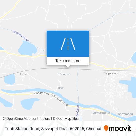 Tnhb Station  Road, Sevvapet Road-602025 map
