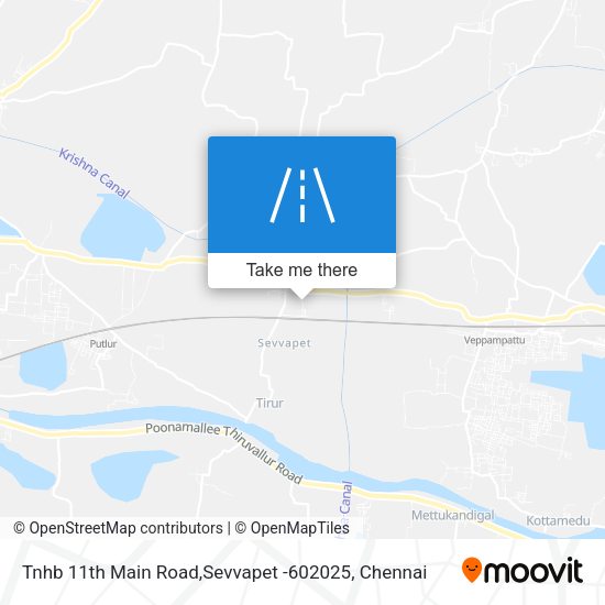 Tnhb 11th Main Road,Sevvapet -602025 map