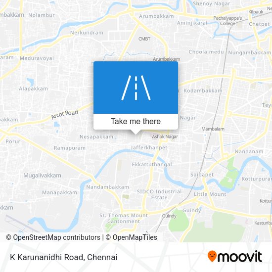 K Karunanidhi Road map