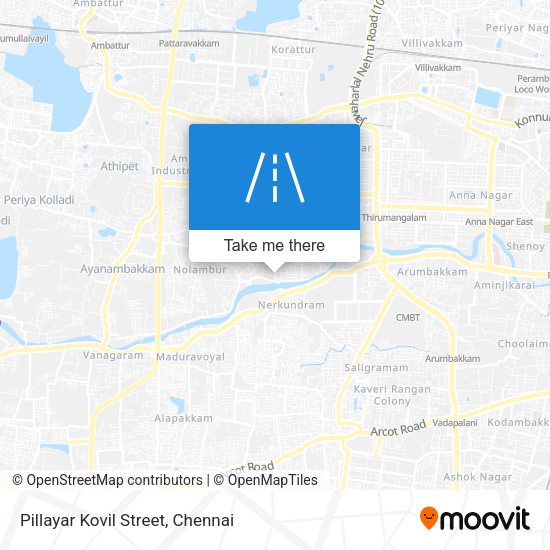 Pillayar Kovil Street map