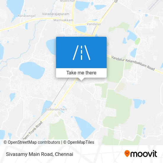 Sivasamy Main Road map
