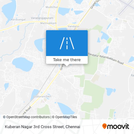 Kuberan Nagar 3rd Cross Street map