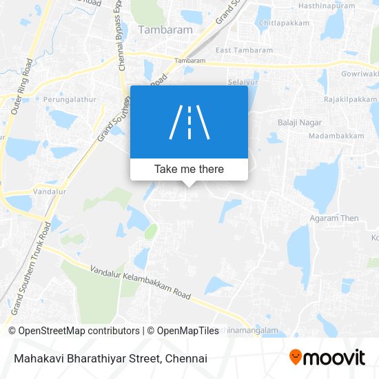 Mahakavi Bharathiyar Street map