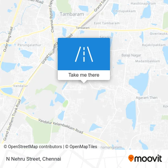 N Nehru Street map
