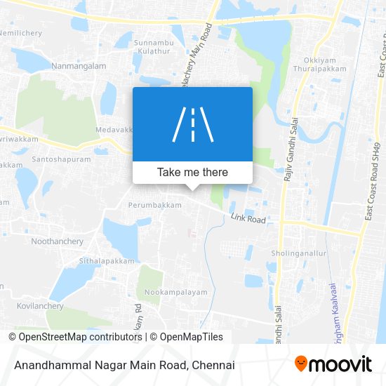 Anandhammal Nagar Main Road map