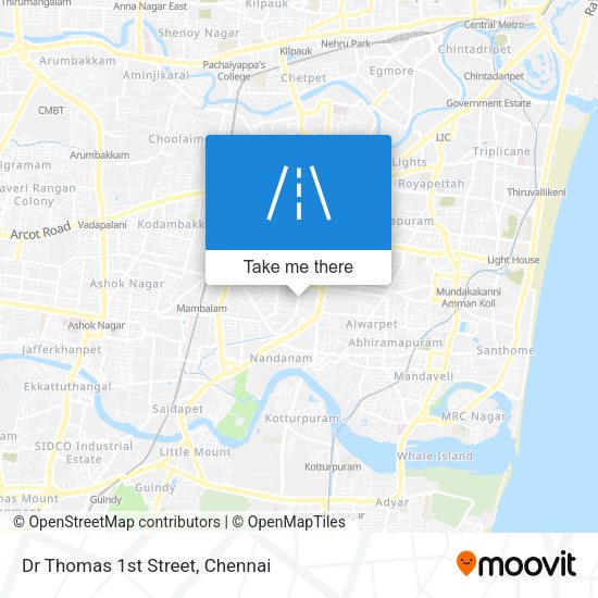 Dr Thomas 1st Street map
