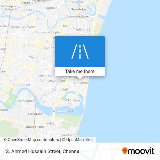 S. Ahmed Hussain Street map