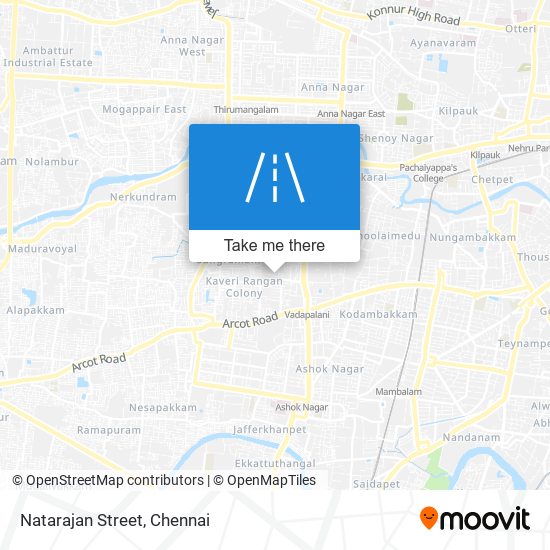 Natarajan Street map