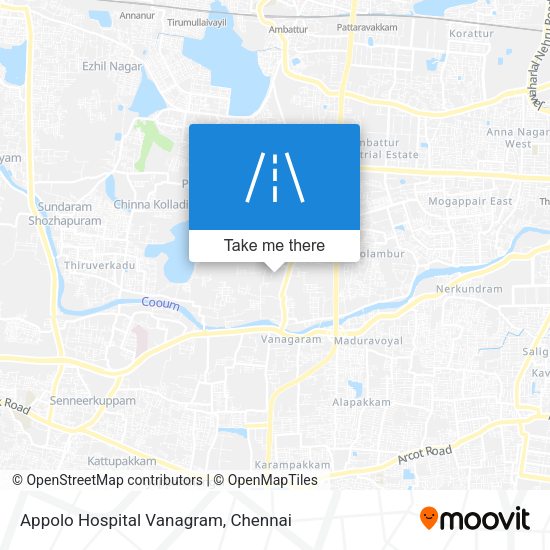 Appolo Hospital Vanagram map