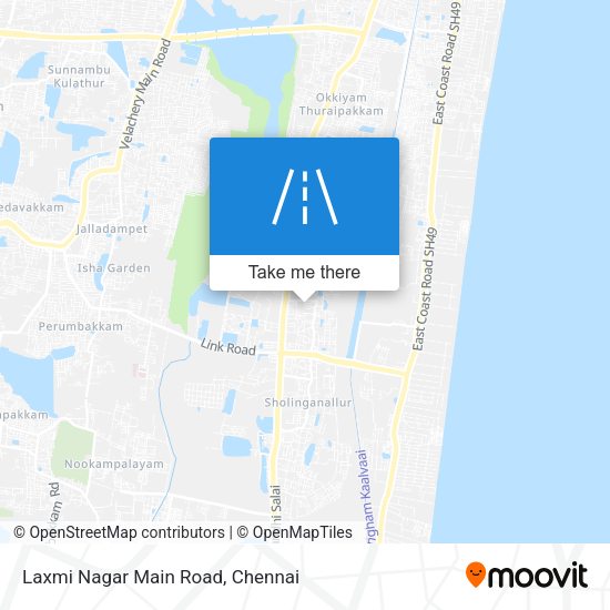 Laxmi Nagar Main Road map