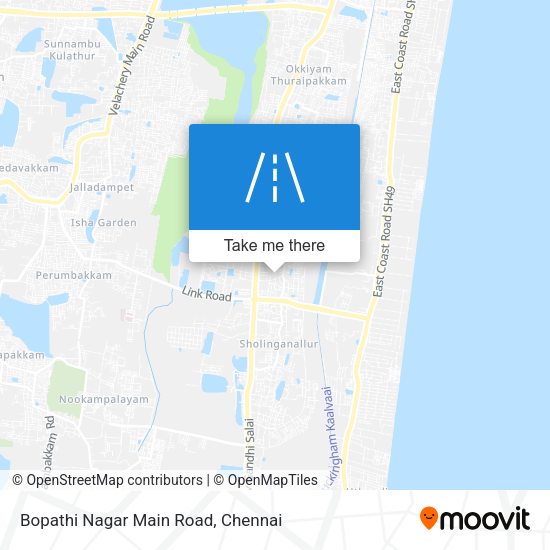 Bopathi Nagar Main Road map