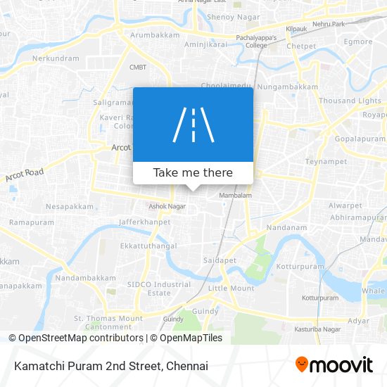 Kamatchi Puram 2nd Street map