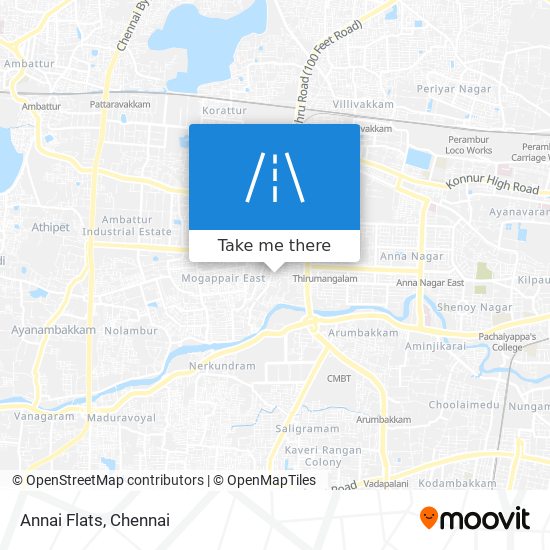 Annai Flats map